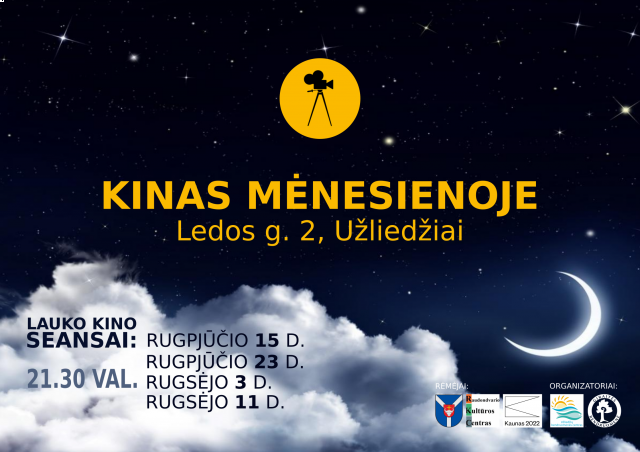 Kviečia kinas mėnesienoje